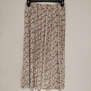 Lee David Collection vtg long floral skirt sz Lg